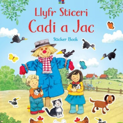 Cyfres Cae Berllan: Llyfr Sticeri Cadi a Jac Sticker Book