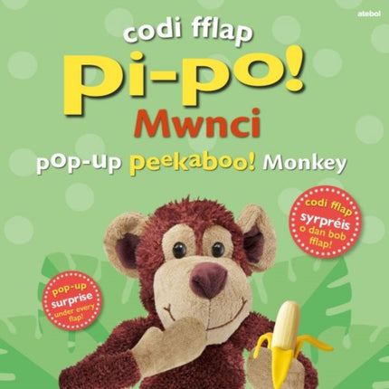 Codi Fflap Pipo Mwnci  Popup Peekaboo Monkey