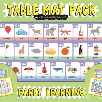 Table Mat Pack: Early Learning