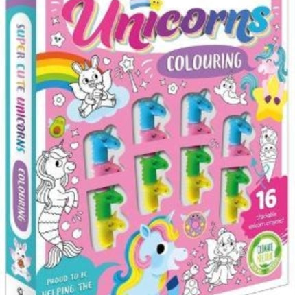 Super Cute Unicorns Colouring