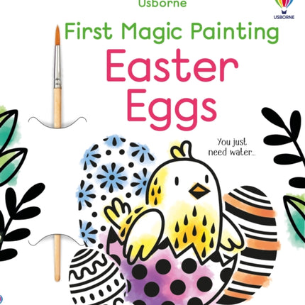 First Magic Painting Easter Eggs