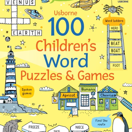 100 Childrens Word Puzzles and Games