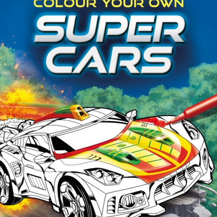 Colour Your Own Supercars