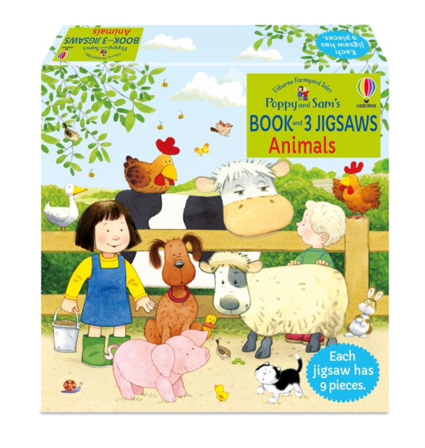 Poppy and Sam's Book and 3 Jigsaws: Animals