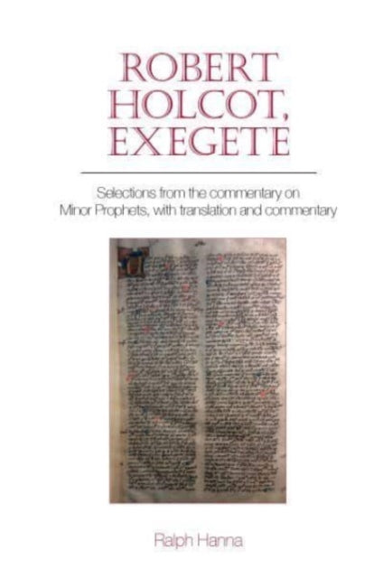 Robert Holcot exegete