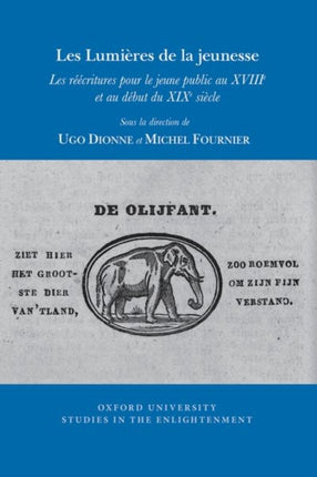 Les Lumières de la jeunesse: Les réécritures pour le jeune public au XVIIIe et au début du XIXe siècle