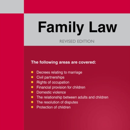 A Straightforward Guide To Family Law: Revised Edition 2023