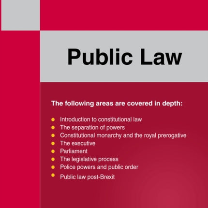 A Straightforward Guide To Public Law: Revised Edition 2023