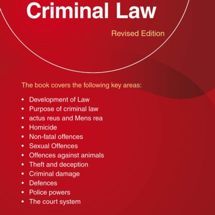 An Emerald Guide To Criminal Law: Revised Edition