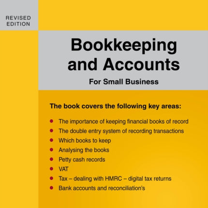 A Straightforward Guide To Bookkeeping And Accounts For Small Business Revised Edition  2024