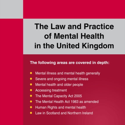 A Straightforward Guide to the Law and Practice of Mental Health in the UK