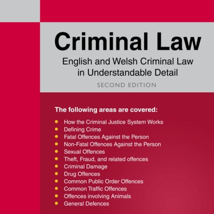 A Straightforward Guide to Criminal Law