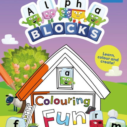 Alphablocks Colouring Fun A Colouring Activity Book