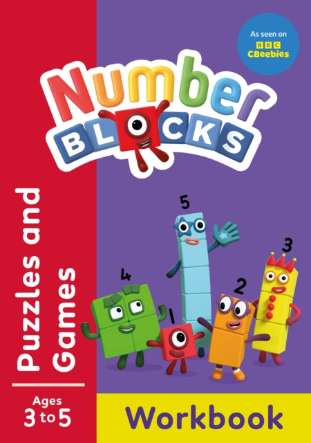 Numberblocks Puzzles and Games Red Level Workbook