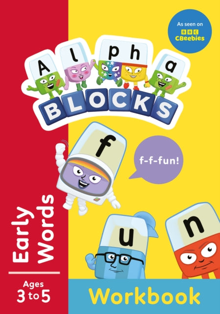 Alphablocks Early Words Red Level Workbook