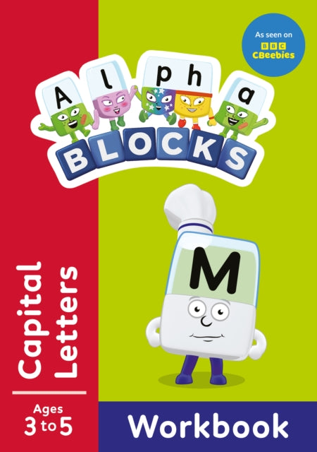 Alphablocks Capital Letters Red Level Workbook