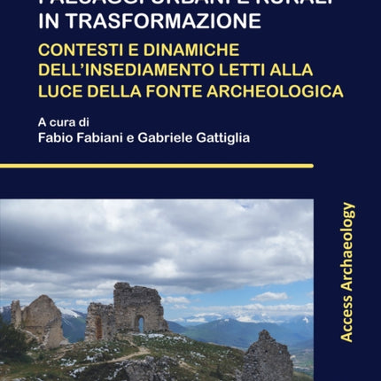 Paesaggi urbani e rurali in trasformazione.