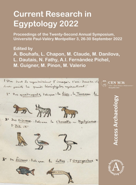 Current Research in Egyptology 2022: Proceedings of the Twenty-Second Annual Symposium, Université Paul-Valéry Montpellier 3, 26-30 September 2022