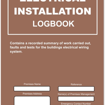 Electrical Installation Logbook