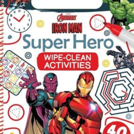 Marvel Avengers Iron Man: Super Hero Wipe-Clean Activities