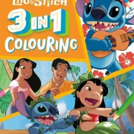 Disney Lilo & Stitch: 3 in 1 Colouring