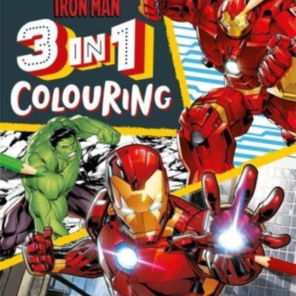 Marvel Avengers Iron Man: 3 in 1 Colouring