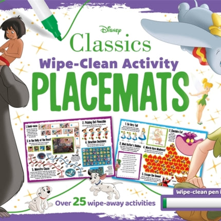 Disney Classics: Wipe-Clean Activity Placemats