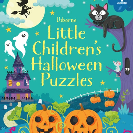 Little Children's Halloween Puzzles: A Halloween Book for Kids