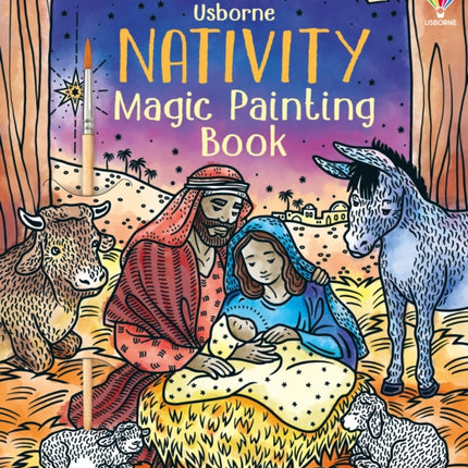 Nativity Magic Painting Book