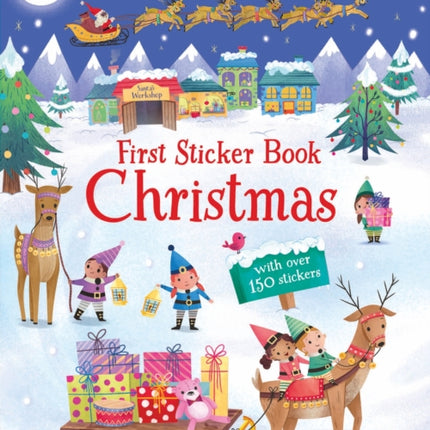 First Sticker Book Christmas: A Christmas Sticker Book for Children