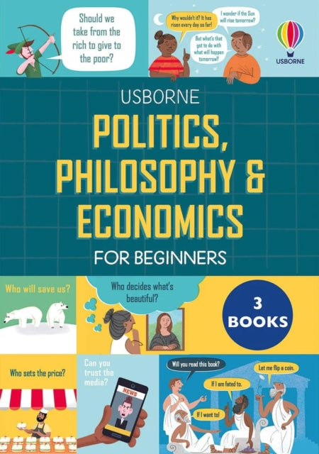 Politics Philosophy and Economics for Beginners  3 Book Set