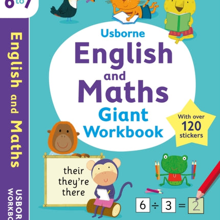 Usborne English and Maths Giant Workbook 6-7