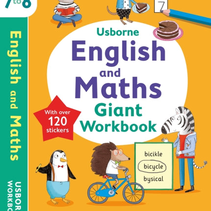 Usborne English and Maths Giant Workbook 7-8