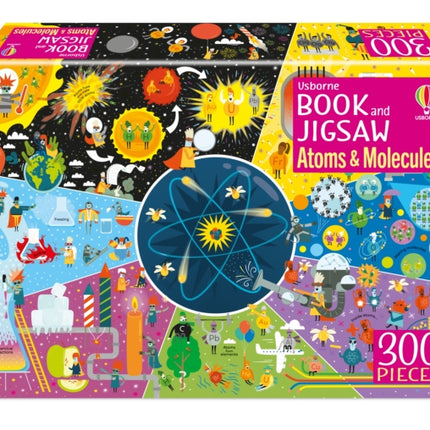 Usborne Book and Jigsaw Atoms and Molecules