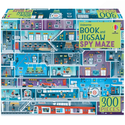 Usborne Book and Jigsaw Spy Maze