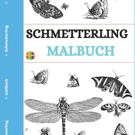 Schmetterling Malbuch: Einzigartige Schmetterling