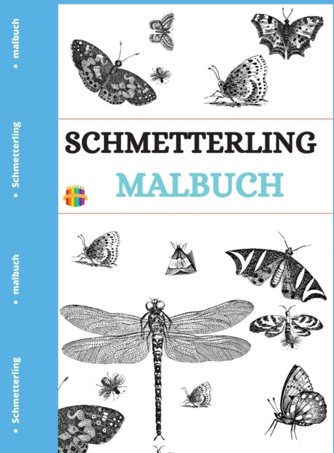 Schmetterling Malbuch: Einzigartige Schmetterling