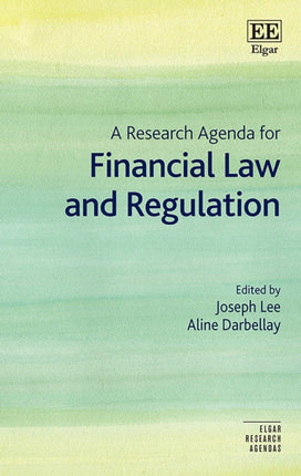 A Research Agenda for Financial Law and