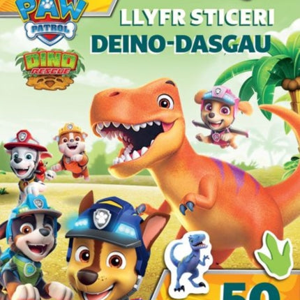 Paw Patrol: Llyfr Sticeri Deino-Dasgau