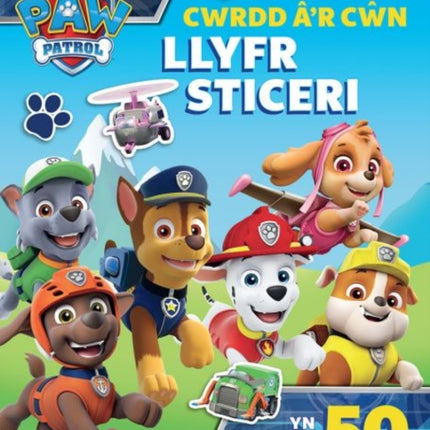 Paw Patrol: Cwrdd â'r Cŵn: Llyfr Sticeri