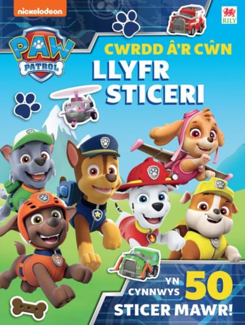 Paw Patrol: Cwrdd â'r Cŵn: Llyfr Sticeri