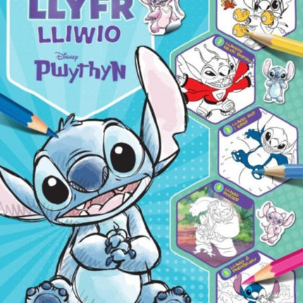 Llyfr Lliwio Disney Pwthyn
