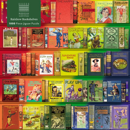 Adult Jigsaw Puzzle Bodleian Libraries Rainbow Bookshelves