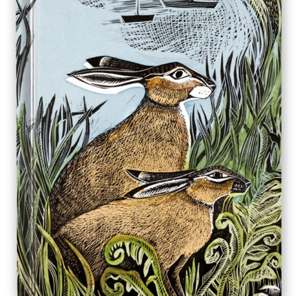 Angela Harding: Rathlin Hares (Blank Sketch Book)