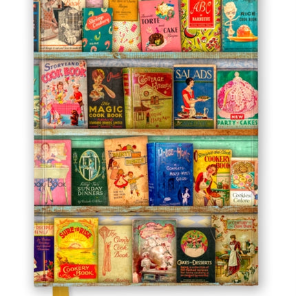 Aimee Stewart: Vintage Cook Book Library (Foiled Journal)