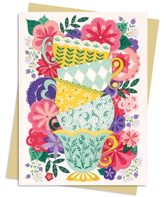 Jenny Zemanek: Teacups Greeting Card Pack: Pack of 6