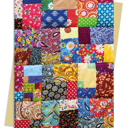 Patchwork Quilt Greeting Card Pack: Pack of 6