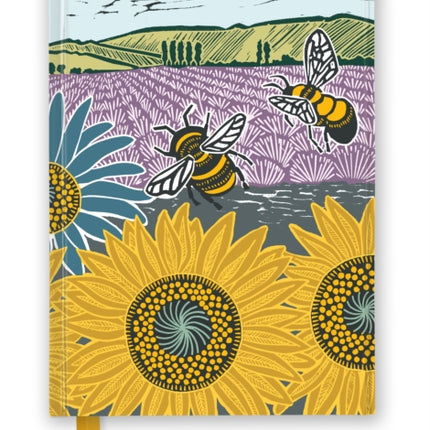 Kate Heiss: Sunflower Fields (Foiled Journal)