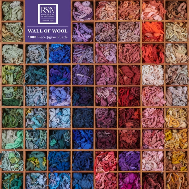 Adult Jigsaw Puzzle Royal School of Needlework Wall of Wool