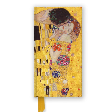 Gustav Klimt: The Kiss (Foiled Slimline Journal)